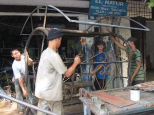Medan city - metalworkers