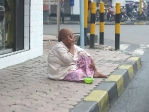 Medan city - beggar
