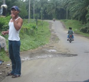 Along the rural roads of Sumatra