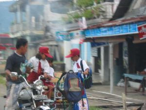 Along the rural roads of Sumatra