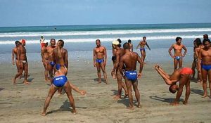 Indonesia - lifeguard try-outs on