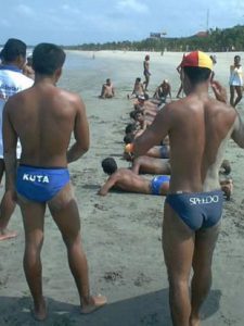 Indonesia - lifeguard try-outs on