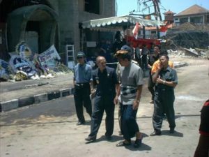 The Governor of Bali (center) at