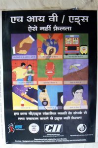 Humsafar drop-in center health poster