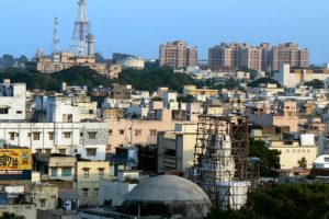Partial skyline view of Chennai