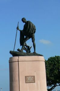 Statue of Ghandi at Chennai's