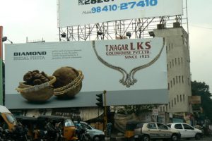 Chennai - billboard advertising diamond and gold jewelry