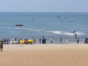 Activity at Calangute beach.