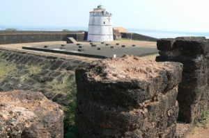Aguada Fort is a well-preserved