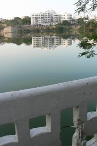 Hyderabad - Marriott Hotel on Hussain Sagar lake