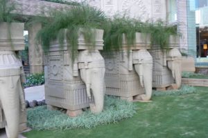 Hyderabad - Statuary at Marriott Hotel