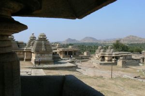 Hampi overview The vast area of temples and shrines, markets and