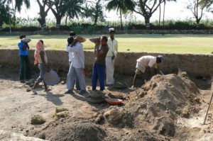 Hampi - Underground Virupaksha Temple  Excavations continue by hand