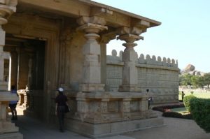 Hampi ruins of temples