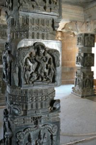 Hampi ruins of temples