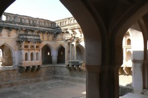 Hampi ancient temples and monuments. The vast