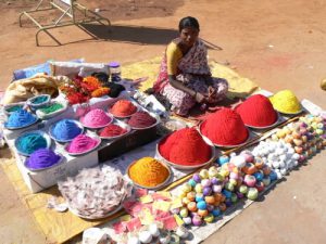Powdered dye vendor
