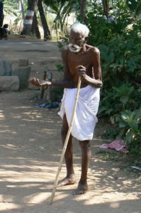 Hampi - Beggar at