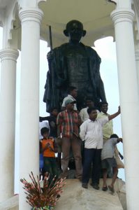 Pondicherry is on the Indian Ocean and offers a pleasant