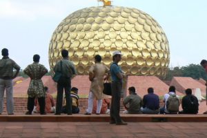 Just outside Pondicherry is the international