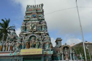 Pondicherry on the coast of the Indian Ocean in southeast