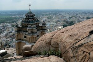 Tiruchirappalli (Trichy) - view from Rock Fort Temple.