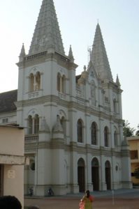 Kochi - Catholic church in the historic Mattancherry colonial