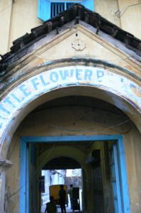 Kochi - entrance to spice shop