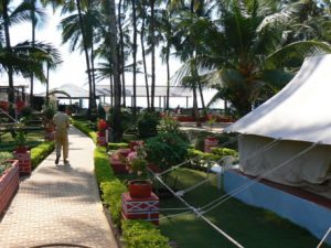 Small beach resort Palolem