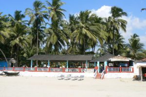 Palolem Beach Resort from the beach