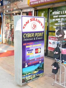 Internet shop in Palolem Beach