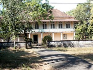 Traditional Portugese-style mansion in Goa