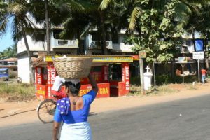 Vendor in the streets of Goa
