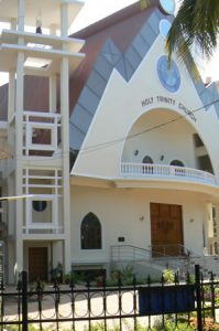 Modern Catholic church in Goa