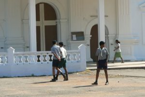 Catholic school kids in Goa