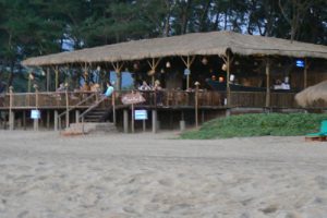 Intercontinental Hotel restaurant at Palolem Beach