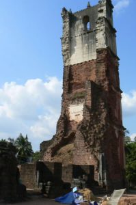 Ruins of St Augustine Complex in Old Goa near Panaji