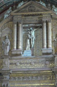 Church interior in Old Goa near