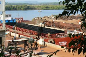 Cargo ship repairs in Panaji the