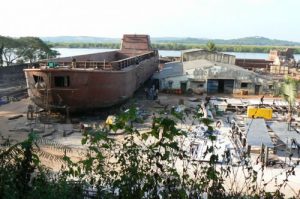 Cargo ship repairs in Panaji the