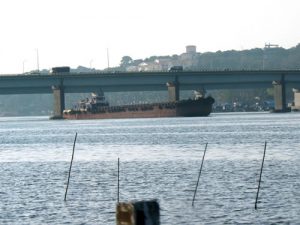 Cargo ship enters Panaji the capital