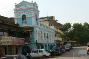 Downtown Panaji in Goa.