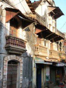 Colonial style buildings in Panaji the
