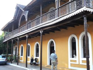 Colonial style buildings in Panaji the