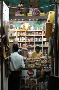 Small grocery shop in Panaji the modern capital city of