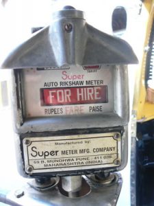 Mysore auto-rikshaw meters often are claimed to be