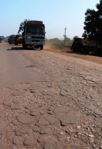 Rough paved 2-lane roads are dangerous