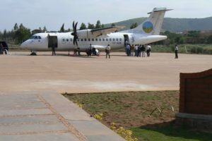 The new Vijayanagar airport near the