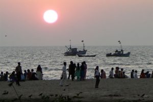 Colva beach in Goa Goa is India's