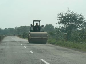 Roadwork near Kanyakumari area
